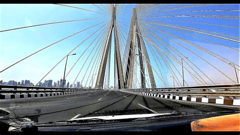 Mumbai Sea Bridge | Bandra Worli Sea Link | Drive Over Arabian Sea ...