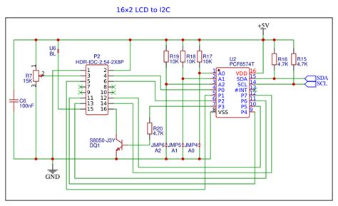 LCD 12C Resources - EasyEDA