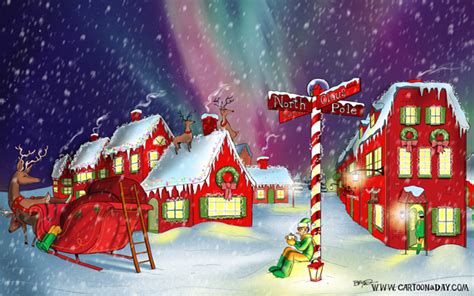 Santa’s Workshop North Pole Elves Cartoon Cartoon