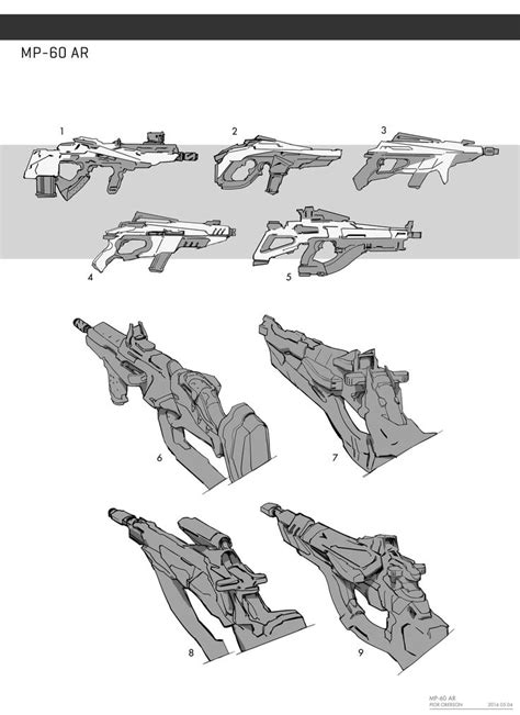 ArtStation - First Person Shooter weapon concepts, Pior Oberson Gun Art ...