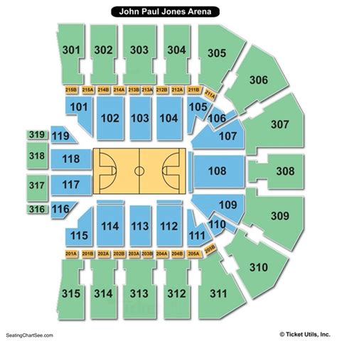 John Paul Jones Arena Seating Chart | Cabinets Matttroy