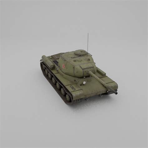 3D model IS-1 Heavy Tank VR / AR / low-poly | CGTrader