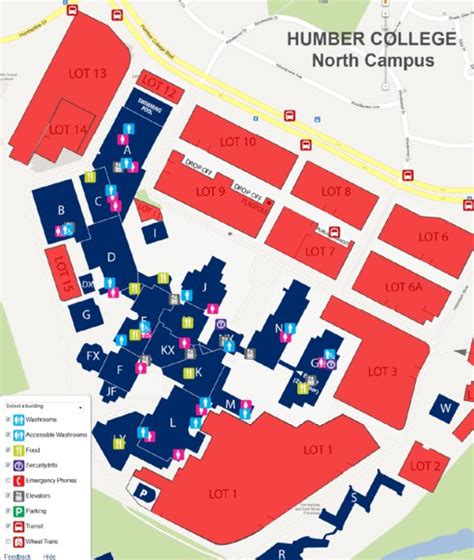 North Humber College Campus map by Avenza Systems Inc. | Avenza Maps