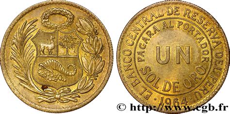 PERU 1 Sol de Oro 1964 fwo_458200 World coins