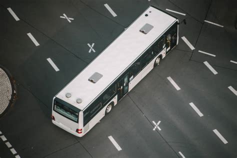 City Bus Top View Stock Photos, Pictures & Royalty-Free Images - iStock