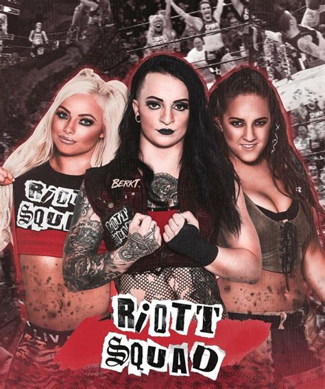 Riott Squad: Liv Morgan Ruby Riot & Sarah Logan Wrestling Posters ...