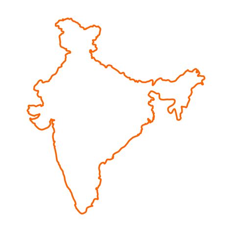 India map outline Free PNG 20841016 PNG