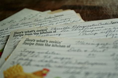 Old Family Recipes: an unlikely memorial