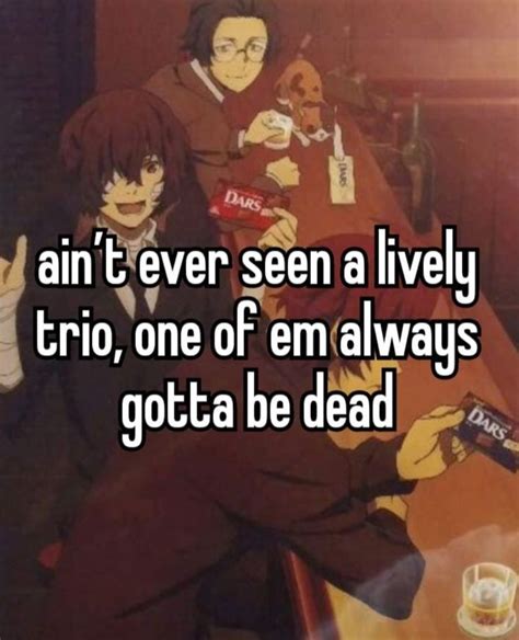 Pin by emelie on Cursed in 2023 | Anime memes funny, Bungo stray dogs ...