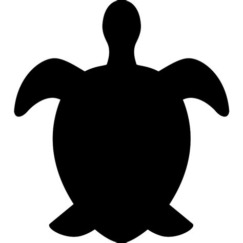 Sea Turtle Silhouette Vector SVG Icon - SVG Repo