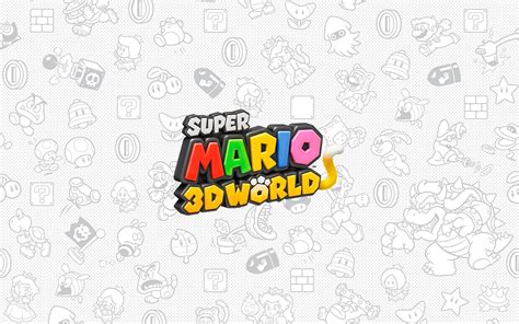 Super Mario, Super Mario 3D World, black, white | 1920x1200 Wallpaper ...