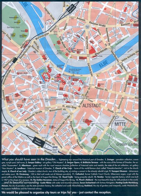 Guide to Bach Tour: Dresden - Maps