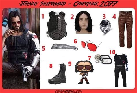 Johnny Silverhand Vest, Cyberpunk 2077 Johnny Silverhand Samurai Keanu ...