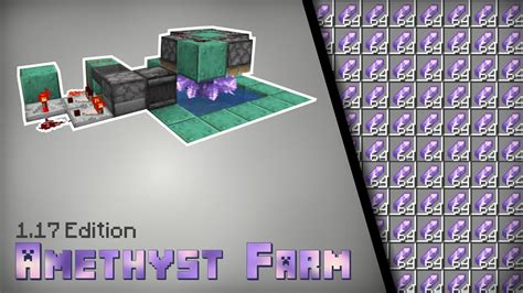 How to build an AFK Amethyst Farm in Minecraft 1.17! - YouTube