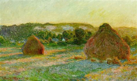 The Allure of the Haystacks Paintings by Claude Monet | Widewalls