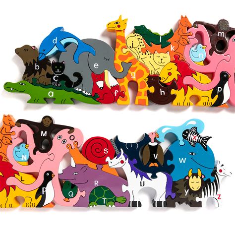 Alphabet Zoo Jigsaw And Playset | Alphabet Jigsaws