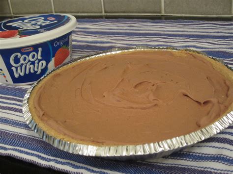 No Bake Chocolate Pie w/ COOL WHIP - My Judy the Foodie