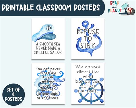 Inspirational Classroom Quotes, Classroom Bulletin Boards, Nautical ...