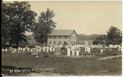 Historic Yellow Meeting House and Graveyard in Upper Freehold, NJ