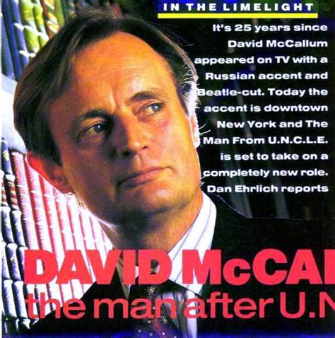 David McCallum: The man after UNCLE