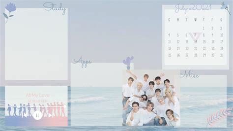 SEVENTEEN Themed Desktop Organizer