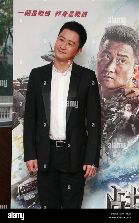 Chinese actor and director Wu Jing poses during a premiere event for ...