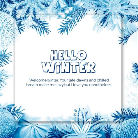 Winter Template | PosterMyWall