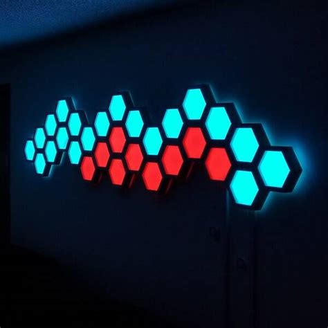 Hexagon LED Wall Art Project - RYOBI Nation Projects