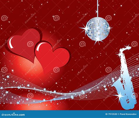 Valentines Music Background Stock Photo - Image: 7913530