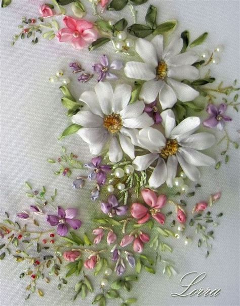 366 best images about Embroidery Ribbon flower on Pinterest | Rose buds ...