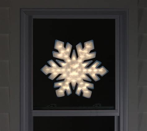 Northlight Lighted Snowflake Christmas Window Decoration - QVC.com