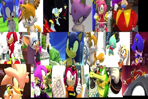 Sonic Generations Characters by SondowverDarKRose on DeviantArt