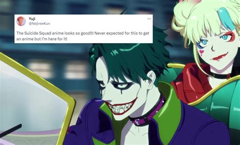 ‘Suicide Squad’ anime: First look at Harley Quinn & The Joker sets the ...