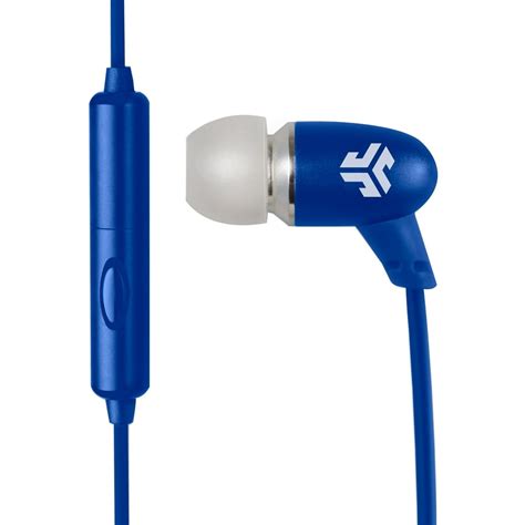 JLab Audio Comfort Petite Earbuds with Universal Mic - Blue - Walmart ...