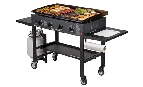 Blackstone 36 inch Outdoor Flat Top Gas Grill Griddle Station - 4 ...