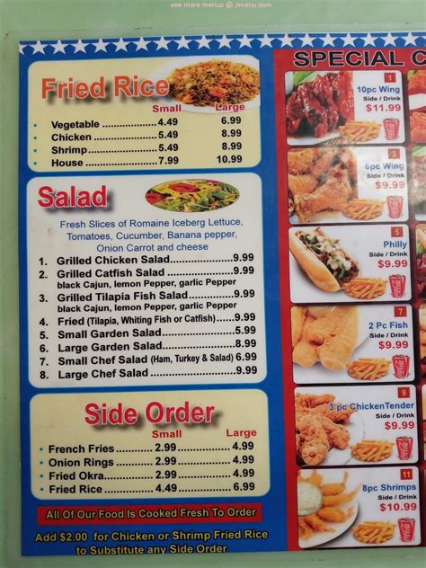 Online Menu of American Wings Restaurant, Jackson, Tennessee, 38305 - Zmenu