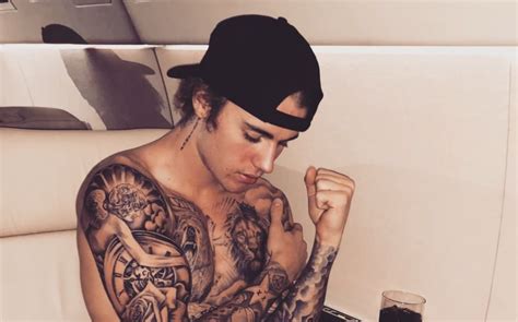 Shine On Media | Justin Bieber Shows Off His Finished Tattoo Sleeve in ...