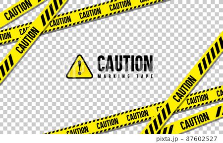 CAUTION Tape Vector Material Caution - Stock Illustration [87602527 ...