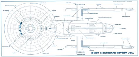 Star Trek Excelsior Class Blueprints Schematics