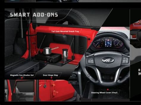 Mahindra Thar Accessories List Revealed Gets Tons Of Customisation ...