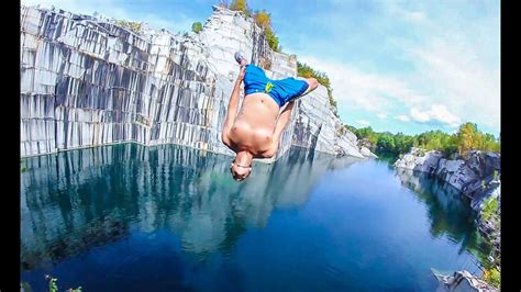 FLASHBACK: Insane Cliff Jumping In Abandoned Vermont Quarry, 48% OFF