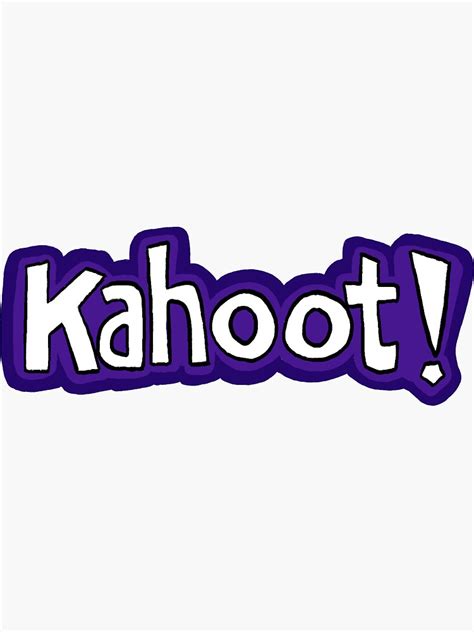 Pegatina «Kahoot! logo» de ashleyyoung076 | Redbubble