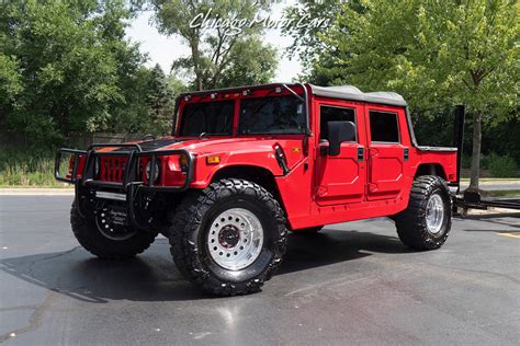 Used 2002 HUMMER H1 Open Top 4WD Diesel 35K MILES! CUSTOM CAMO WRAP ...