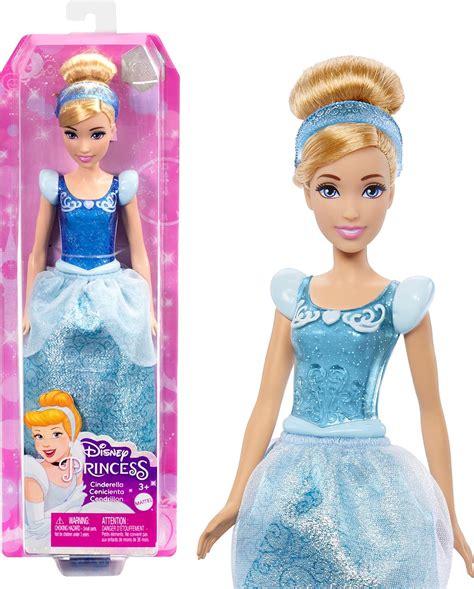 Buy Disney Princess Dolls, New for 2023, Cinderella Posable Fashion ...