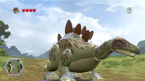 LEGO Jurassic World - Stegosaurus Free Roam Gameplay [HD] - YouTube