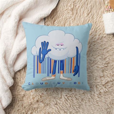 Trolls| Cloud Guy Code Throw Pillow | Zazzle