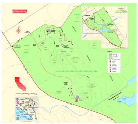 California Citrus State Park Map - California Citrus State Historic ...