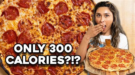 ENTIRE LARGE PIZZA ONLY 300 CALORIES| 1g CARB PER SLICE - YouTube