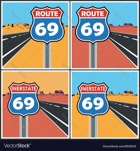 Highway Royalty Free Vector Image - VectorStock