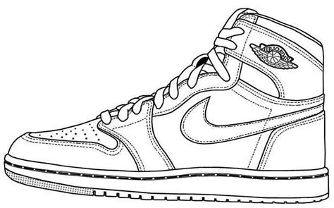 Jordan Shoes Coloring Pages at GetColorings.com | Free printable ...